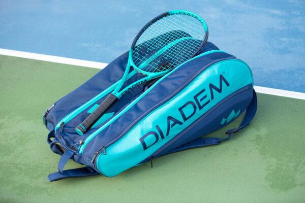 Diadem Tour 12 Pack Elevate Racket Bag (Teal/Navy) - Image 2